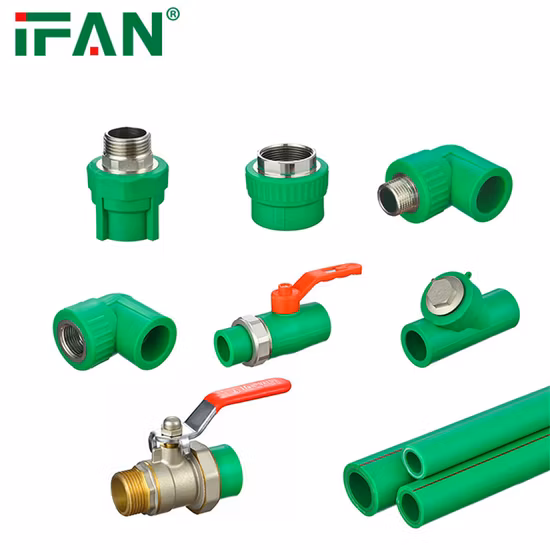 Ifan OEM ODM usine tube en plastique vert PPR tuyau pour l'approvisionnement en eau