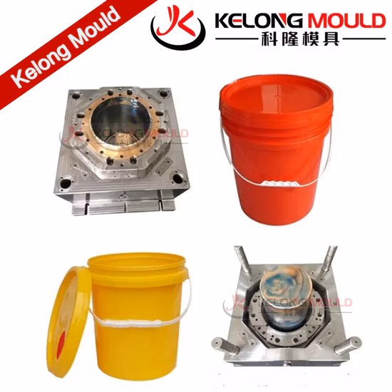 Huile lubrifiante/huile cosmétique/emballage/seaux carrés en plastique/moule de seaux en plastique