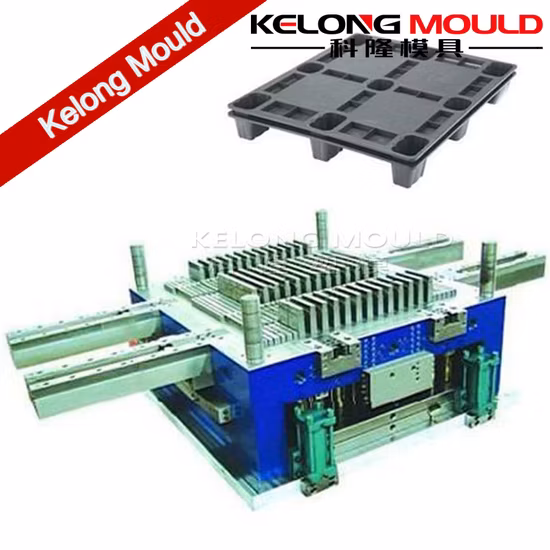 Moulage par injection industriel en plastique adapté aux besoins du client de poubelle de caisse de caisse de palette