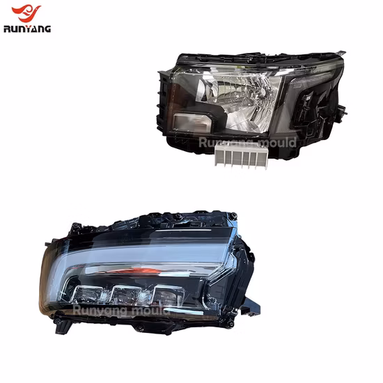 Taizhou Moulage par injection Chine Automobile Voiture Auto Lampe Phares Moule en plastique Outillage